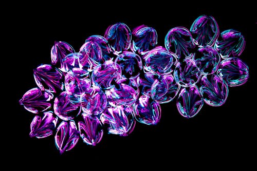 คลังภาพถ่ายฟรี ของ fractals, นามธรรม, พื้นหลังสีดำ