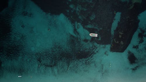 Immagine gratuita di acqua di mare, barca, fotografia aerea