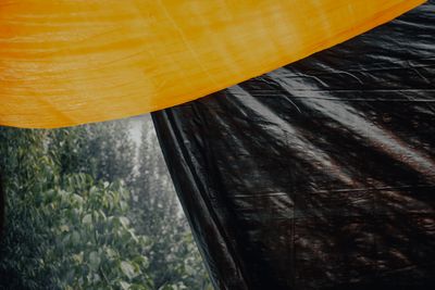 Folded orange fabric by Yassir Abbas on Pexels