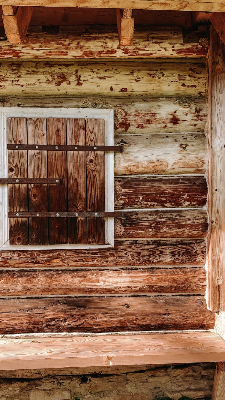 Wooden Wall And Window