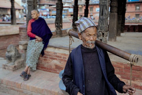 Elderly Man in Hat