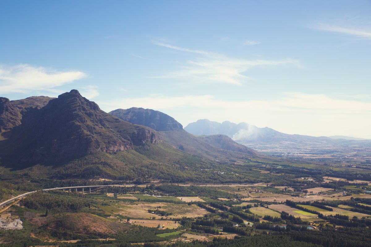 Green mountains and valleys of the Vhembe district