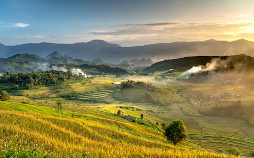 农业用地, 天性, 山 的 免费素材图片