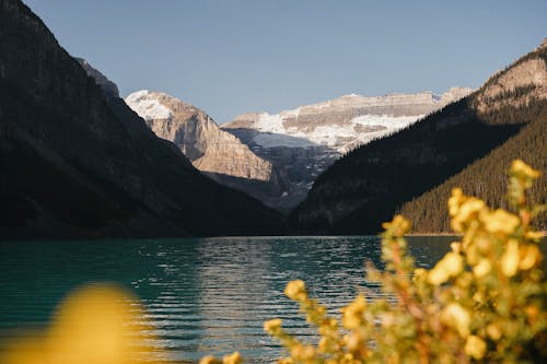Mountain Lake in Springtime