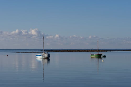 Kostenloses Stock Foto zu boote, horizont, meer