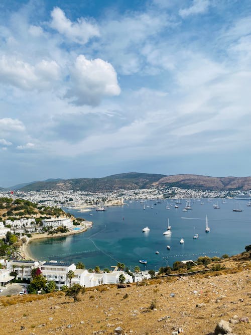 Free Birds Eye View of Bodrum Stock Photo