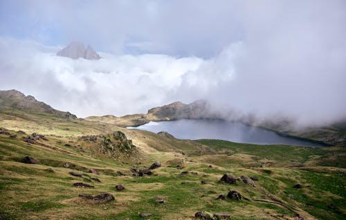 Imagine de stoc gratuită din altitudine inalta, apă, câmp