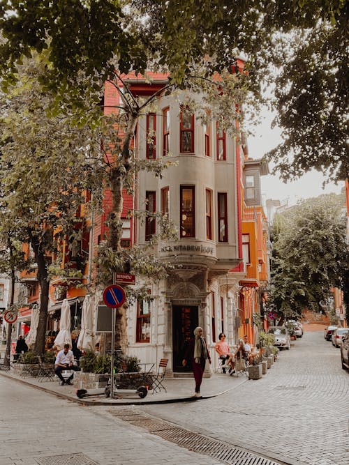 Free The Nail Kitabevi & Cafe in Istanbul, Turkey. Stock Photo