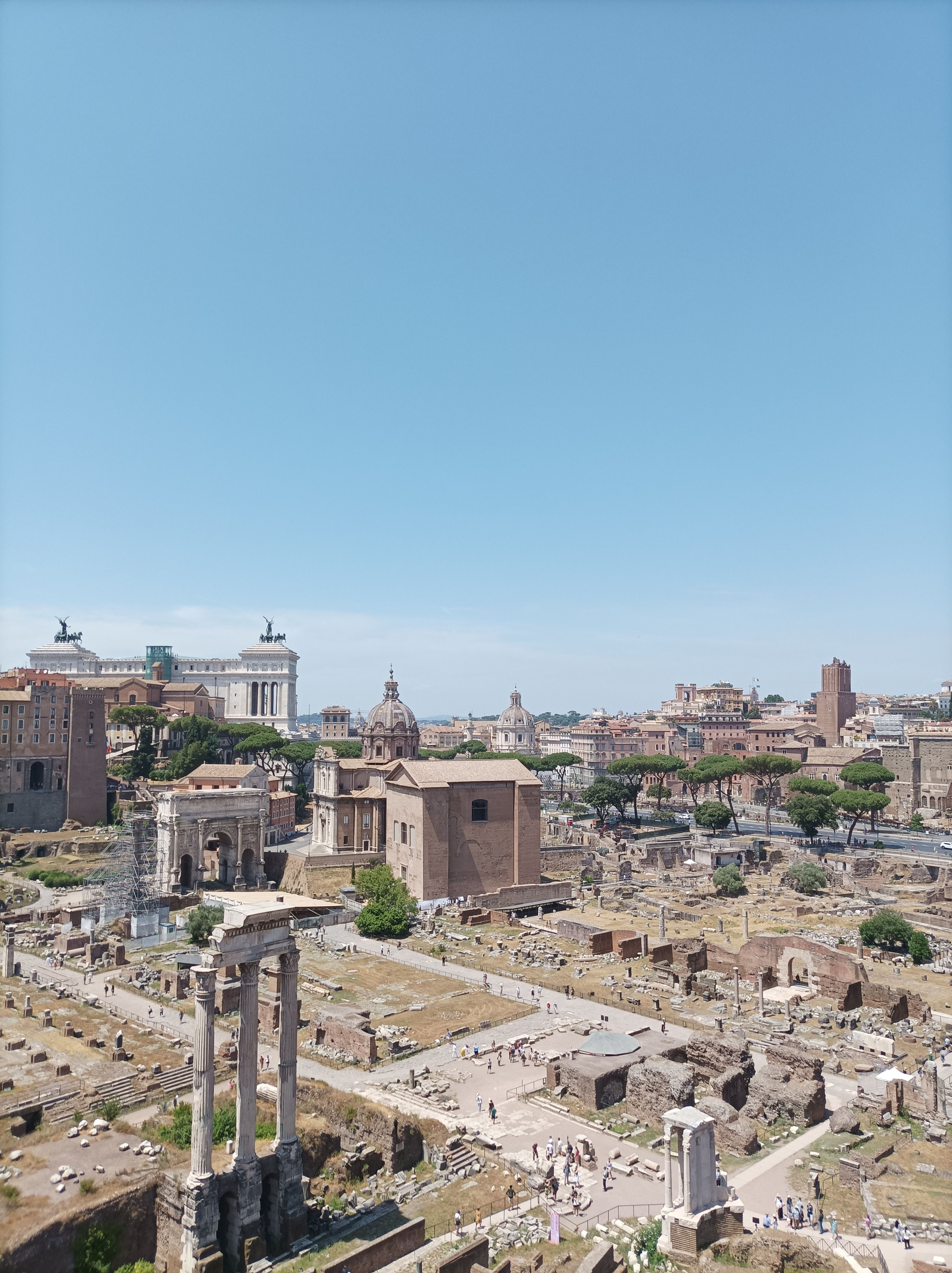 Aerial View of the Forum Romanum · Free Stock Photo