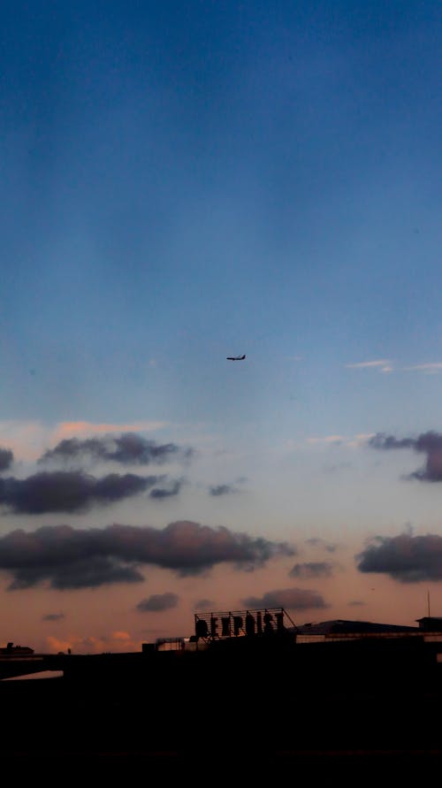Foto profissional grátis de céu, céu azul, companhia aérea turca