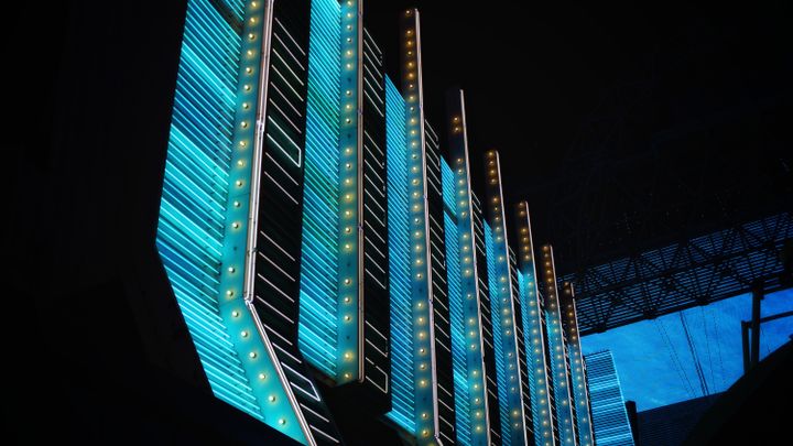 Neon Facade Night