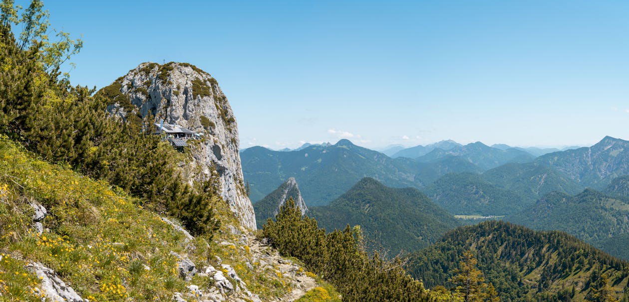 Бесплатное стоковое фото с tegernsee, голубое небо, горы