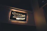 Miller Genuine Draft Signage on a Wall
