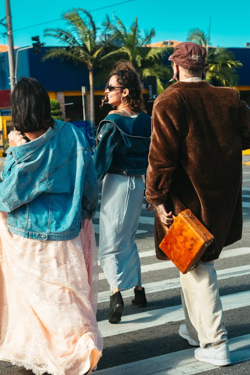 People Walking on Pedestrian Lane