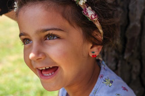 Portrait of a Girl Smiling