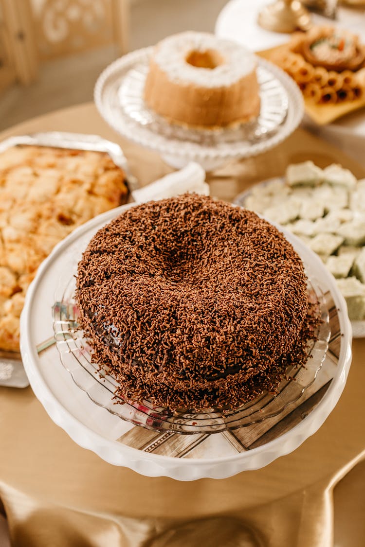 Chocolate Cake O The Table