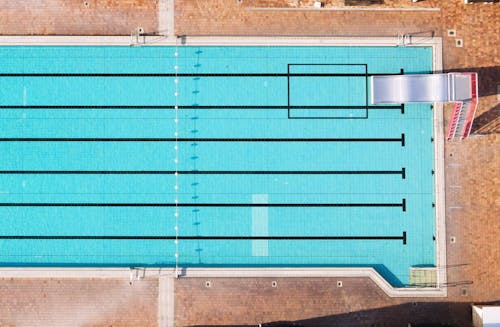 Top View of Swimming Pool