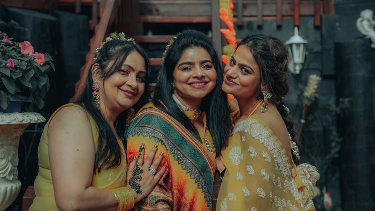 Group Of Women Smiling Together