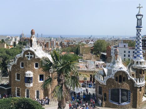 Park Güell sunrise before the gates open — Barcelona