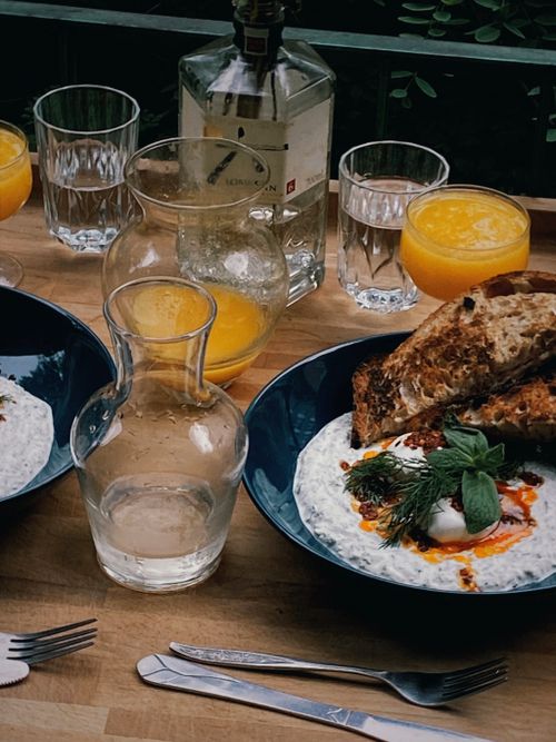 Free stock photo of healthy breakfast, home cooked meals, israeli breakfast Stock Photo