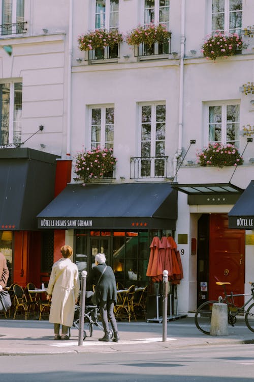 Pedestrians in the Street of Paris 