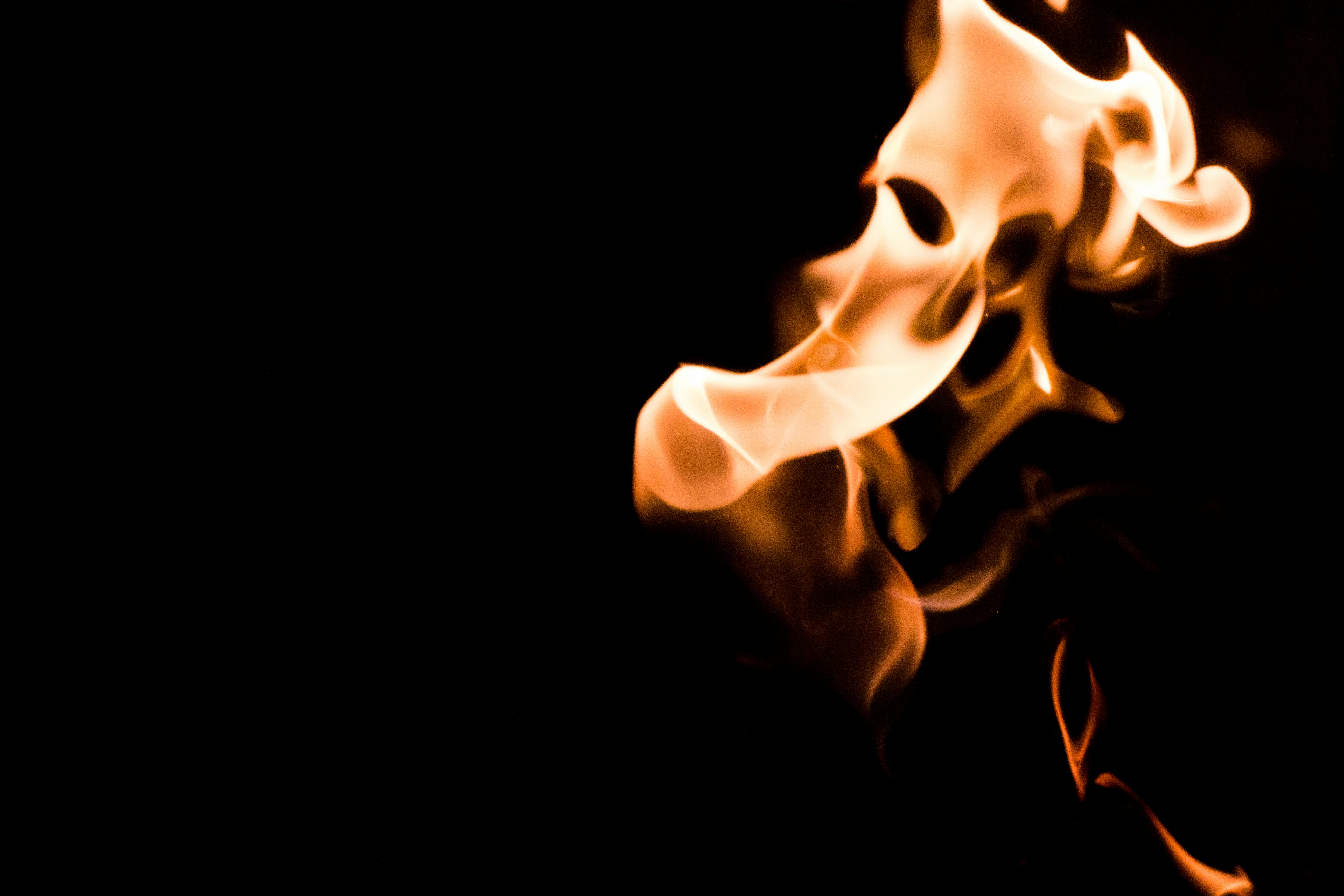 Free stock photo of beautiful, black, fire