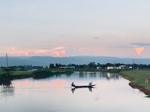 akşam, Balık tutmak, bangladeş içeren Ücretsiz stok fotoğraf