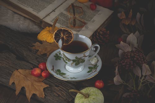 Cup of Tea with Lemon Slice 