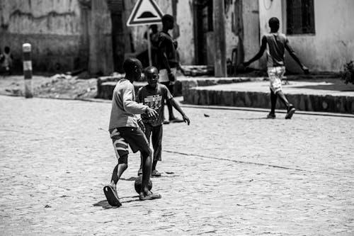 Kids Playing Football