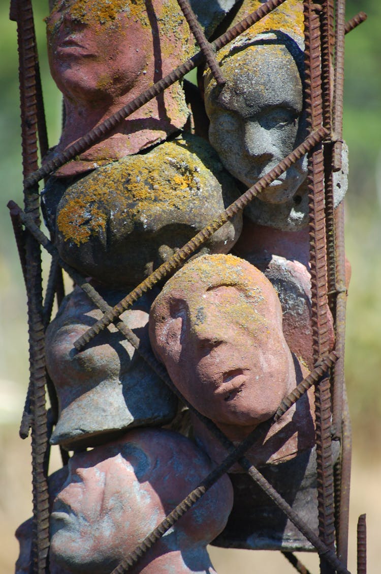 Photo Of A Stone Head