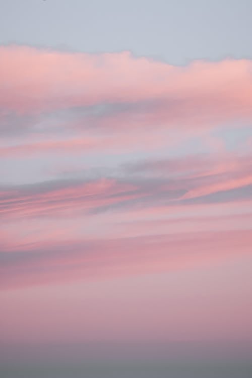 Dreamy Pastel Sunset Sky 