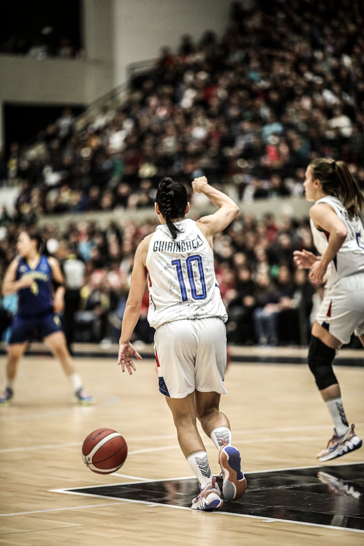 Women Playing Basketball