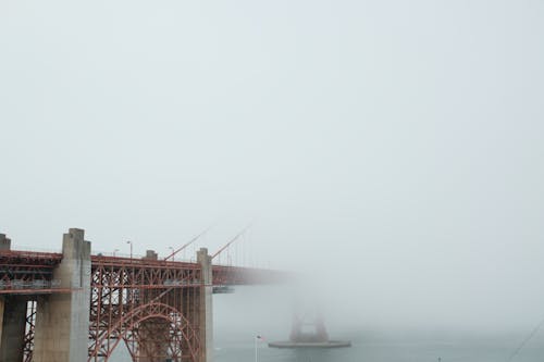 Kostnadsfria Kostnadsfri bild av dimma, dimmig, Golden Gate Stock foto