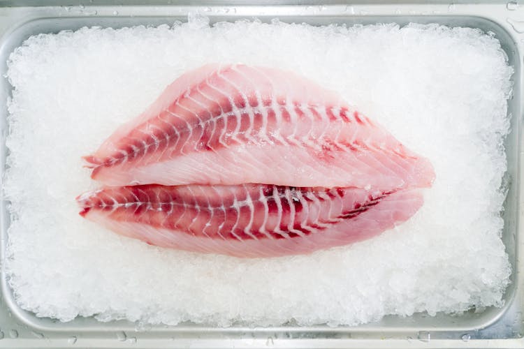 Fish Fillets In Ice 