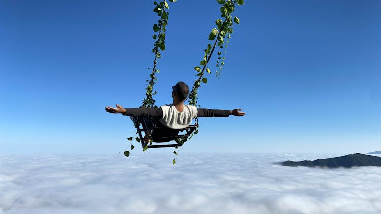 Man On A Swing