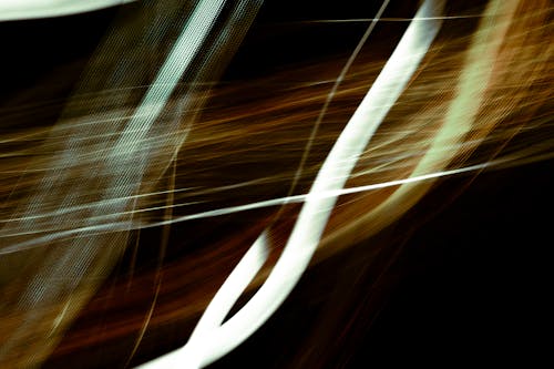 Abstract Image with Illuminated Stripes