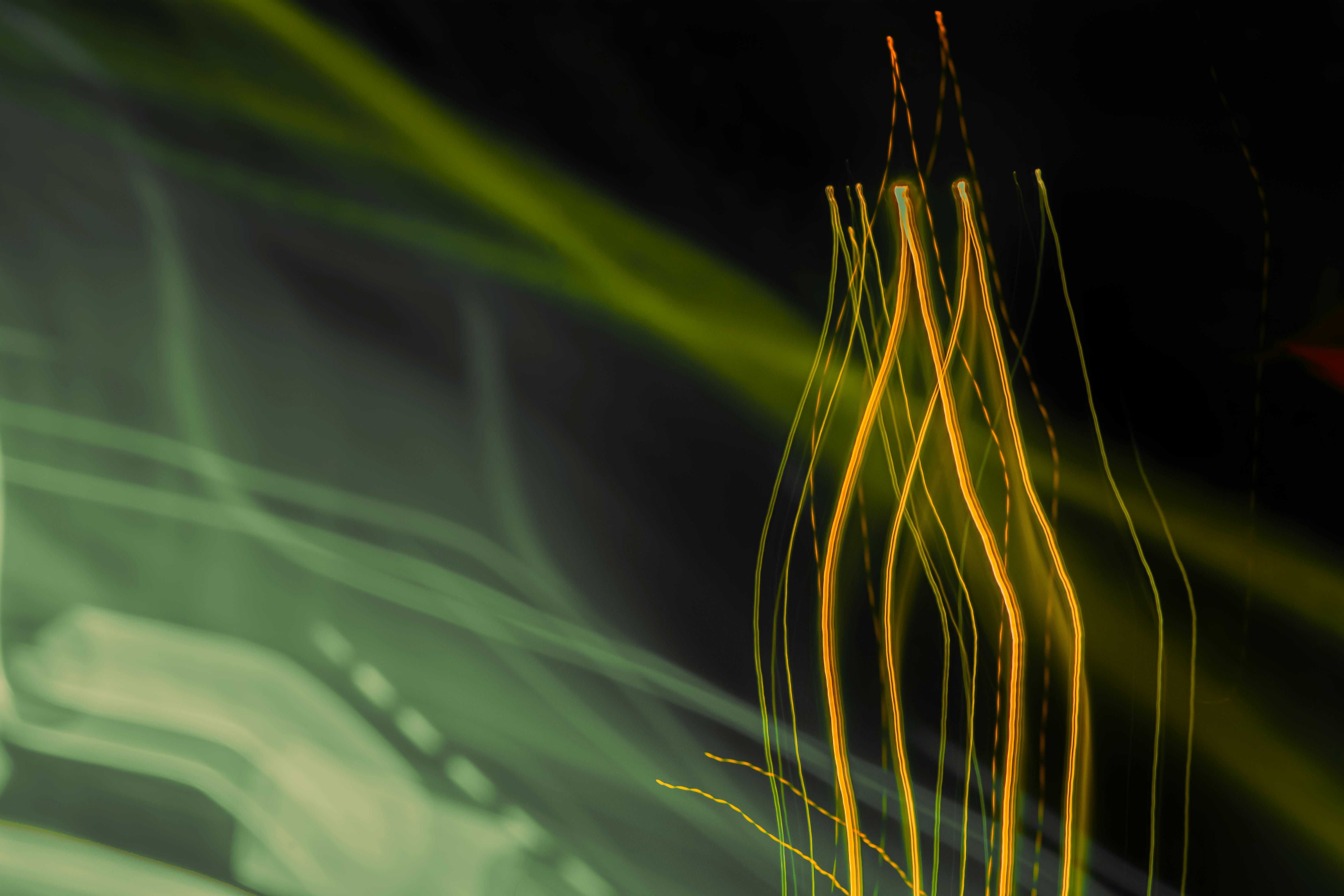 A Light Painting at Night · Free Stock Photo