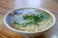Cooked Noodle With Garnish