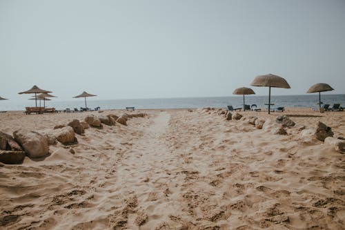 Brown Sand on the Shore