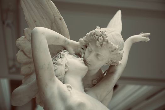 Sculpture of Cupid and Psyche