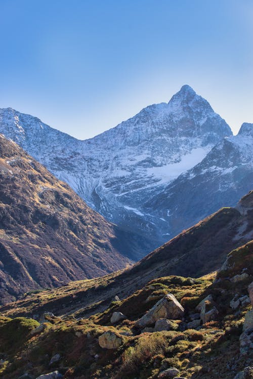 Δωρεάν στοκ φωτογραφιών με rocky mountains, αναρρίχηση, γαλάζιος ουρανός