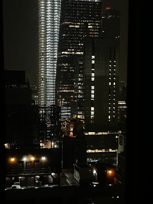 Imagine de stoc gratuită din new york, nightime, orizont