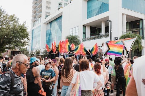 People Parading on the Street