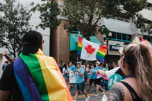 People Parading on the Street