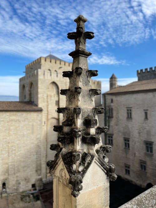 Darmowe zdjęcie z galerii z palais des papes, wieża kościelna