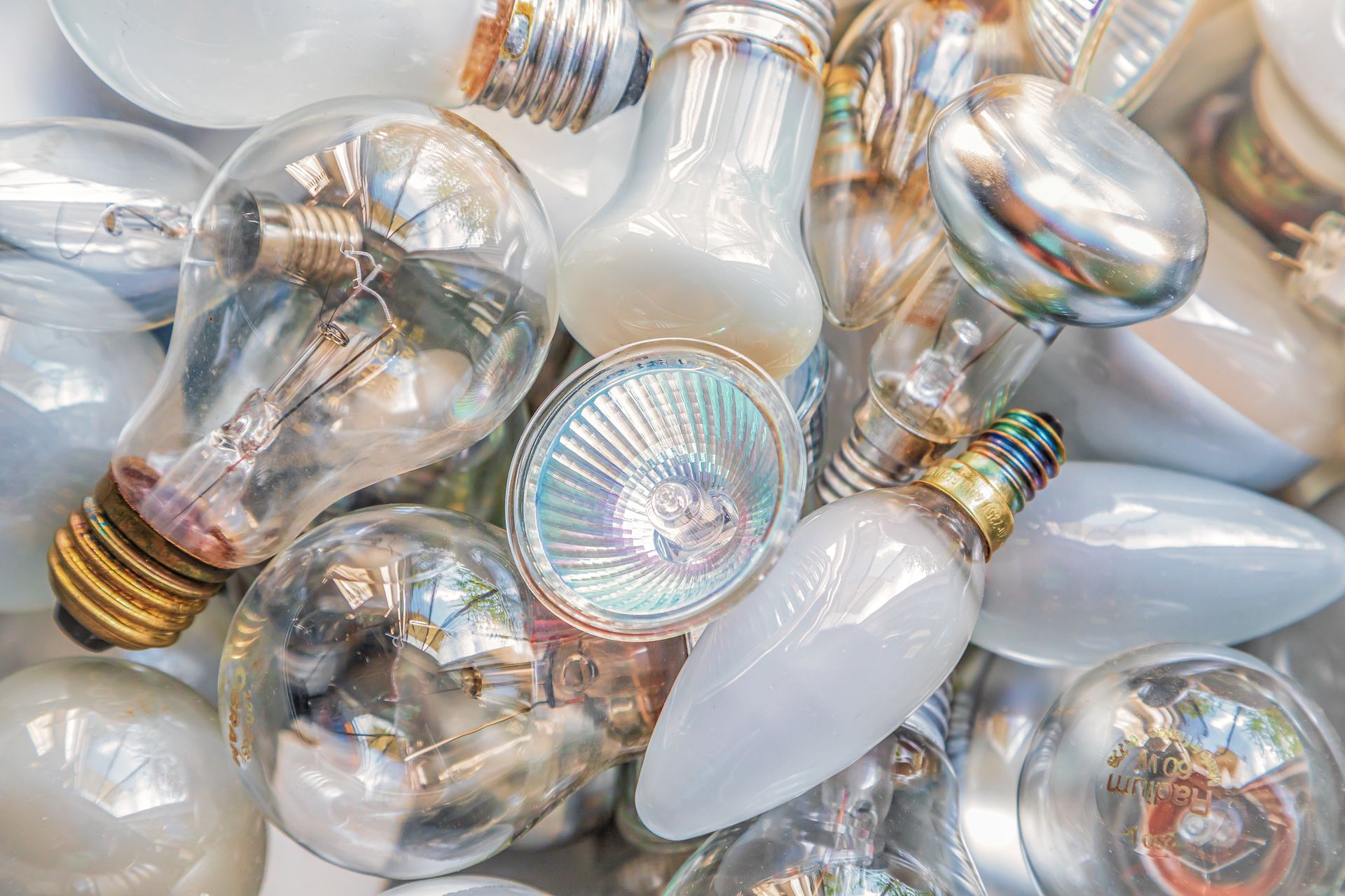 Close Up of Light Bulbs