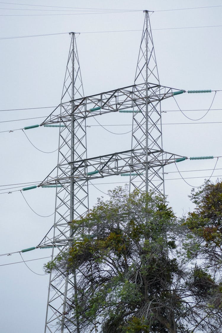 Wired Electrical Pylons