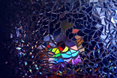 Free Multicolored Broken Mirror Decor Stock Photo