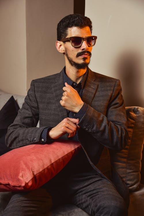Elegant Man Wearing Suit