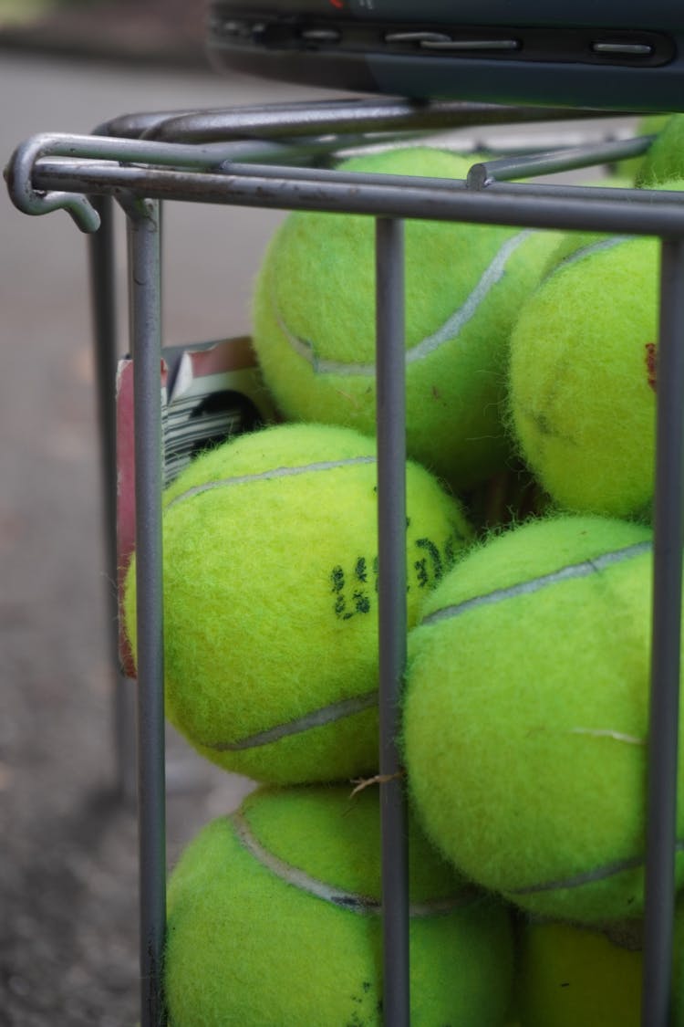 Close Up Of Tennis Balls